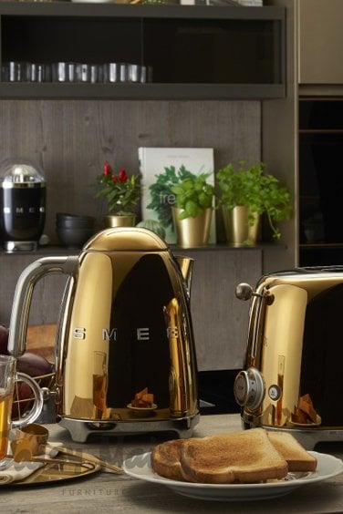 SMEG 50' Style Gold Kettle KLF03GOEU