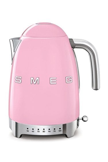 SMEG 50' Style Pembe Isı Ayarlı Kettle KLF04PKEU