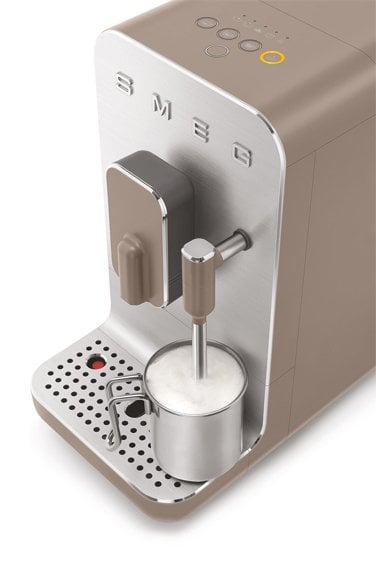 SMEG BCC02TPMEU ESPESSO KAHVE MAKİNESİ, 50'S STYLE MAT TAUPE