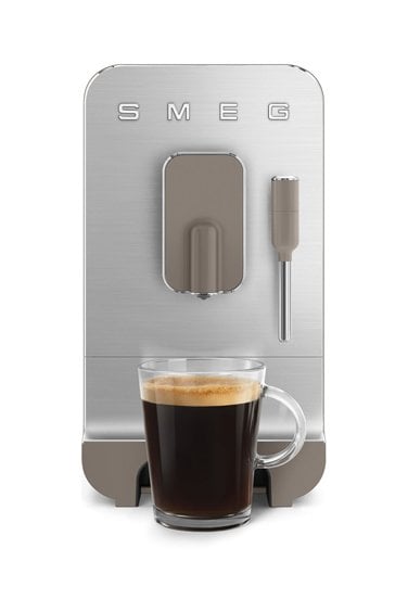 SMEG BCC02TPMEU ESPESSO KAHVE MAKİNESİ, 50'S STYLE MAT TAUPE