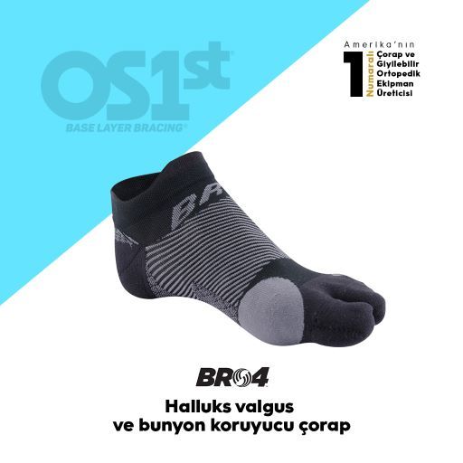 BR4 Bunyon Çorap-Siyah