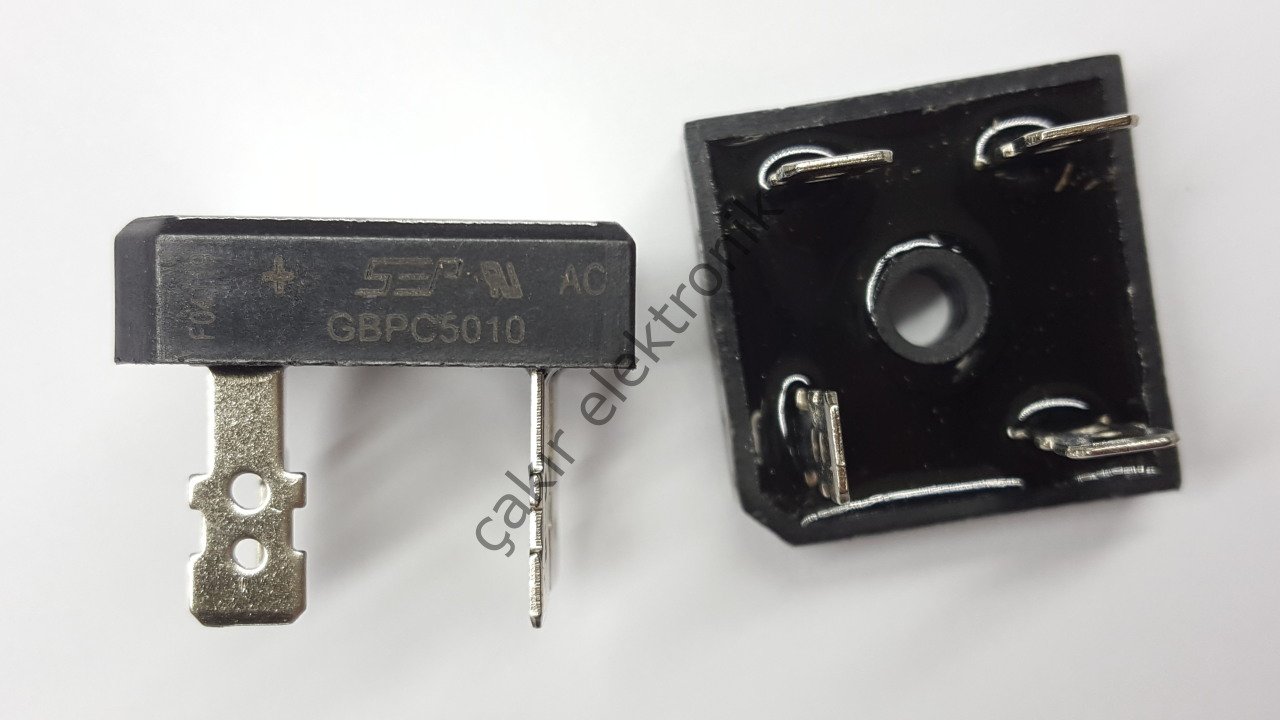 GBPC5010 , 50A. 1000V. KÖPRÜ  SOKETLİ