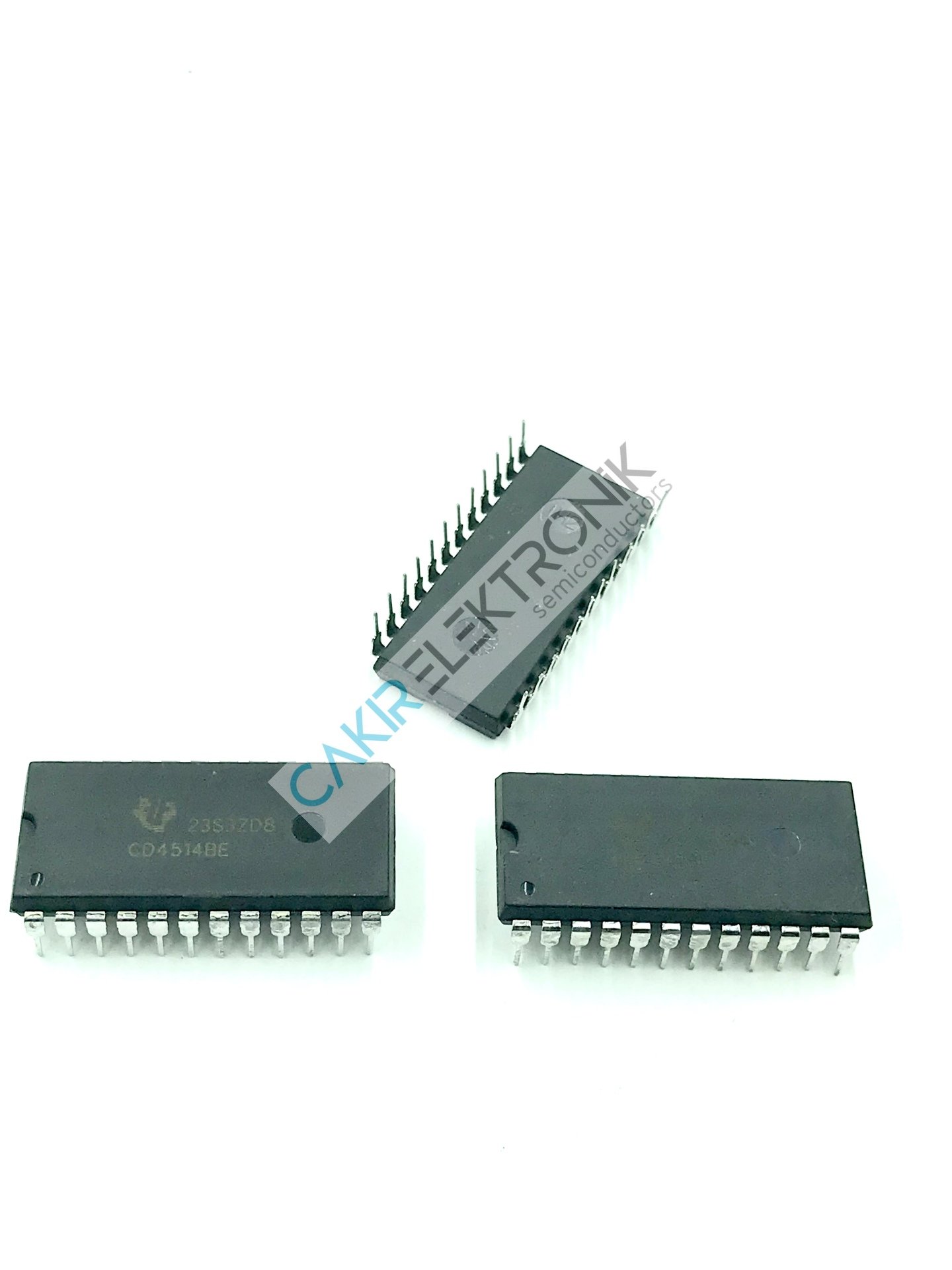 CD4514BE - 4514 -  CD4514 - CMOS 4-Bit Latch/4-to-16 Line Decoder With Output 'High' on Select