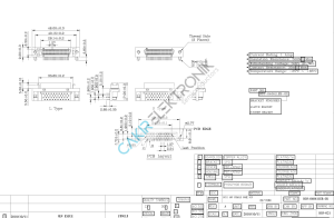 SCSI 40P FEMALE 90C - SCSI-40P FEMALE - SCSI 40PİN DİŞİ