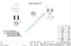 CM10-10P FEMALE 180C - CM10-SP10-M 180C - CM 10-10P FEMALE 180C - CM10-10P 180C FEMALE