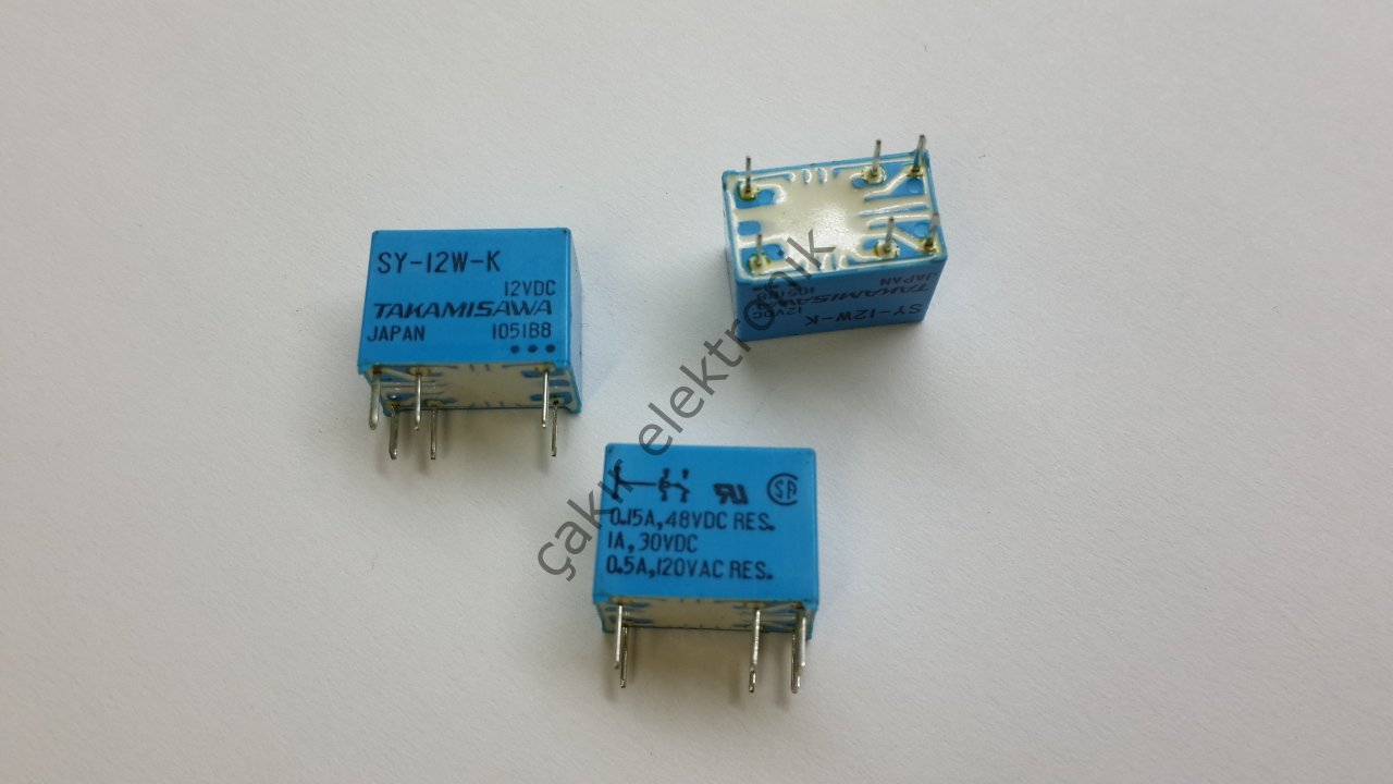 SY-12W-K  12VDC RÖLE - SY12W-K- SY12W - SY-12-K -  SY-125-K