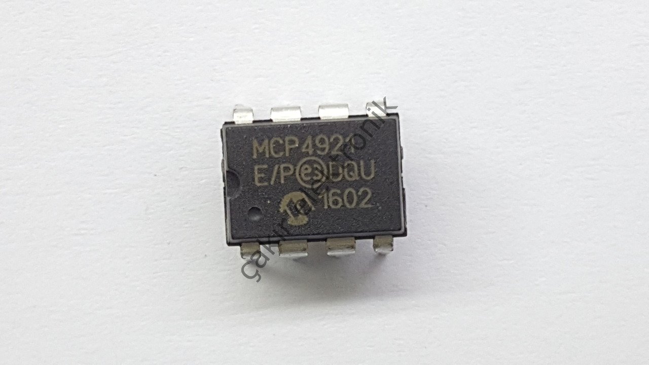 MCP4921-E/P -  MCP4921 - 8/10/12-Bit Voltage Output Digital-to-Analog Converter with SPI Interface -Serial DAC