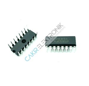 74HC590 -  74HC590AP - TC74HC590AP 8-bit binary counter with output register
