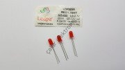 5MM KIRMIZI LED 20MA - 625 - 630NM  - 1,9V-2,1V - 100-200MCD