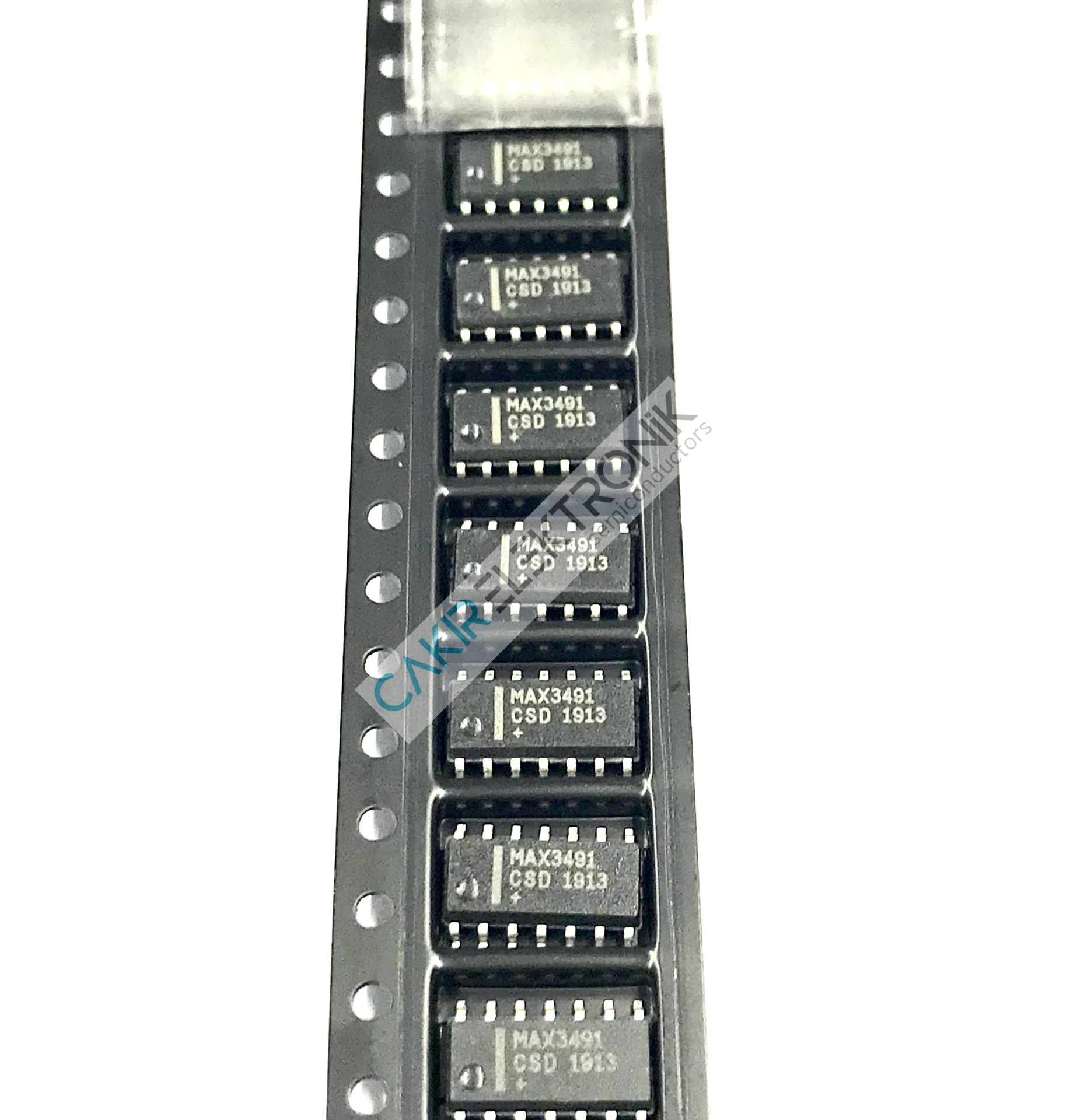 MAX3491CSD, MAX3491 CSD, MAX3491 SOIC14 3.3V-Powered, 10Mbps and Slew-Rate-Limited True RS-485/RS-422 Transceiver IC-MAXIM