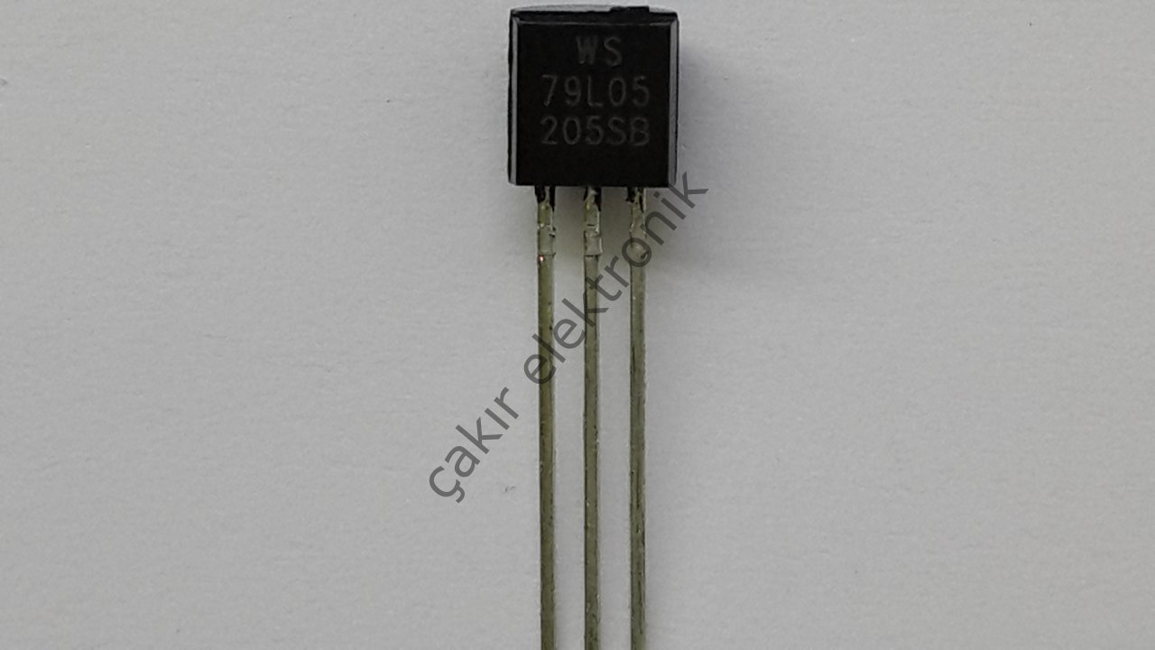 79L05 - 7905 - TO-92 - 5V. 100MA NEGATİR REGÜLATÖR