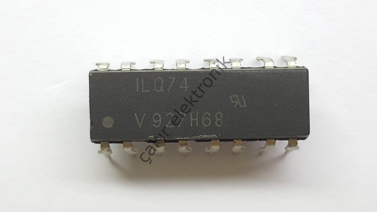 ILQ74 - Optocoupler, Phototransistor Output