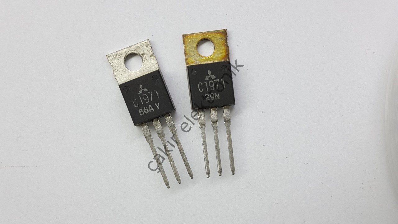 2SC1971 - C1971 - RF POWER TRANSISTOR NPN EPITAXIAL PLANAR TYPE (TEST EDİLMİŞTİR)