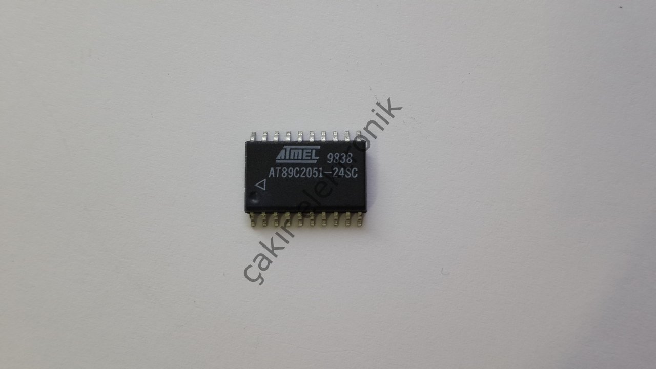 AT89C2051-24SC - 8-bit Microcontroller with 2K Bytes Flash -  SOİC20 - 24MHZ