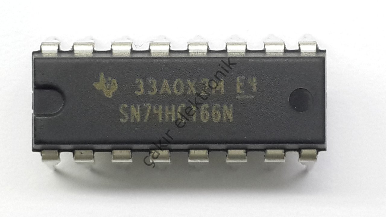 74HC166 - SN74HC166N -  8-bit parallel-in/serial out shift register