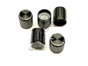 KNOB POT DÜĞMESİ 15x17 SİYAH  POTANS BAŞLIGI