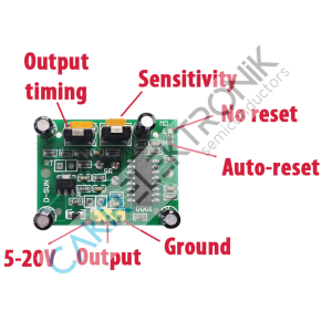 HC-SR501 - Ayarlanabilir IR Hareket Algılama Sensörü - Pir sensör