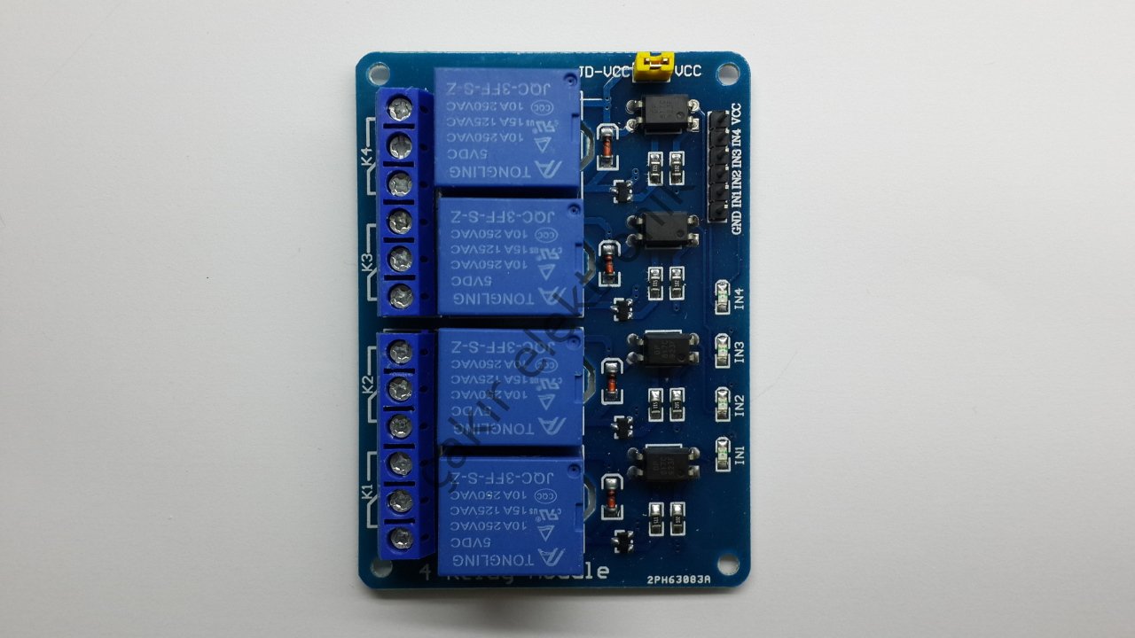 4 Kanal 5 V Röle Kartı - MOD-4 RELAY - 5V.