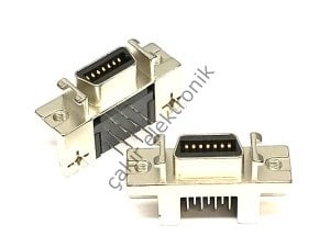 SCSI KONNEKTÖR  14PİN   14P DİŞİ   90 DERECE  KART TİPİ , SCSI CONNECTOR 14P FEMALE 90C BORD TYPE