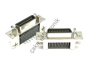 SCSI KONNEKTÖR  26PİN   26P DİŞİ   90 DERECE  KART TİPİ , SCSI CONNECTOR 26P FEMALE 90C BORD TYPE