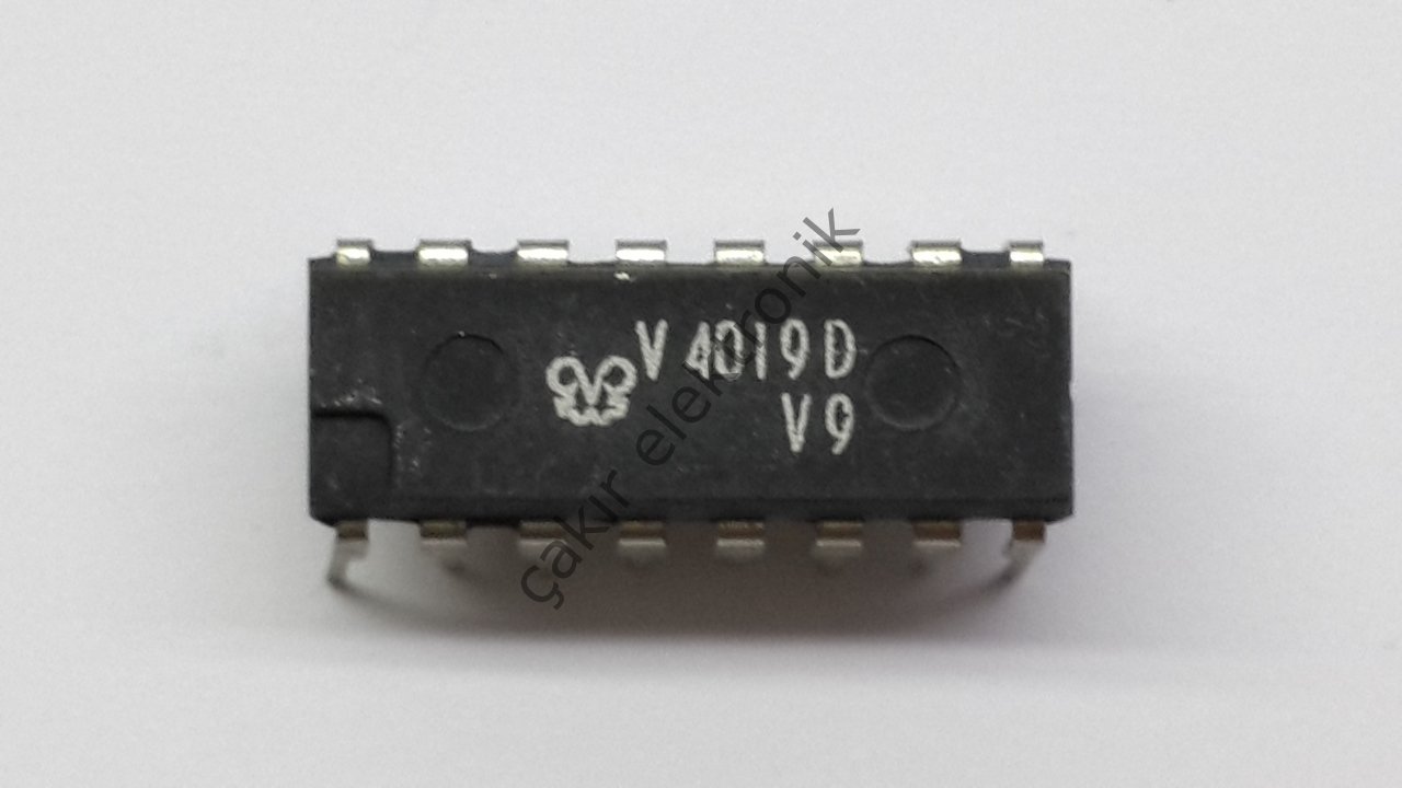 CD4019 - 4019 - V4019D - Quad AND-OR Select Gate