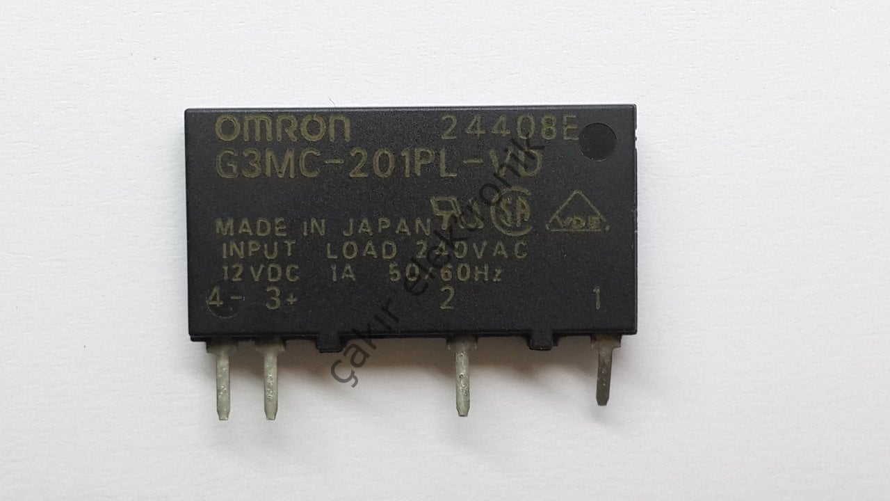 G3MC-201PL-VD , G3MC-201PL , DC İNPUT 12VDC - AC OUTPUT  220V 1A.