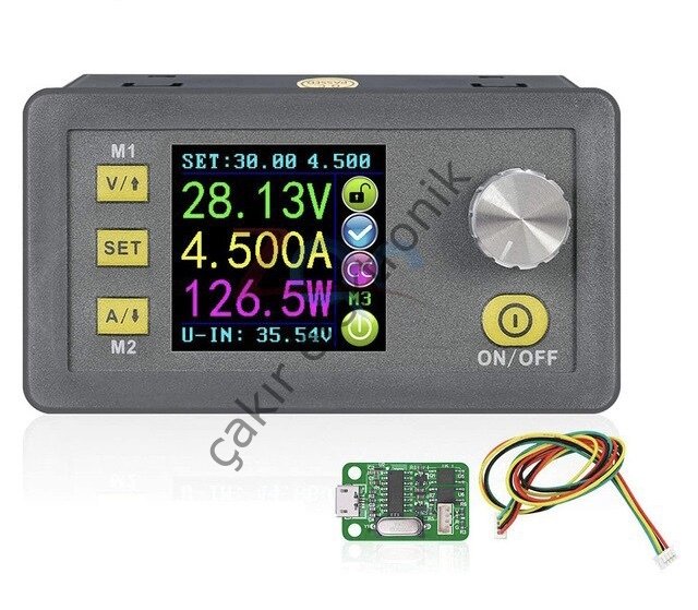 DPS3005 - USB DSP-3005 GÜÇ KAYNAĞI  0-30V 5A. Programlanabilir Güç Kaynağı Modülü USB