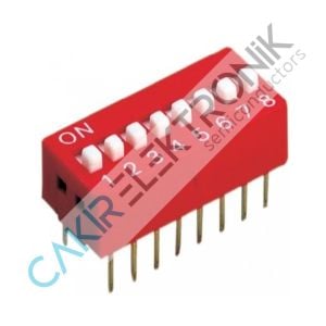 8 PIN DIP SWITCH - 8 PİN DİP SWITCH - 8'Lİ DİP SWITCH