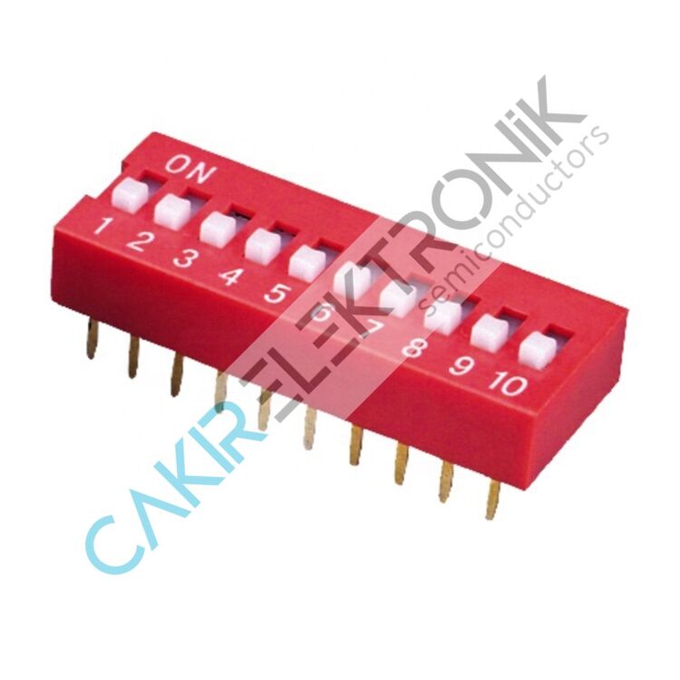 10 PIN DIP SWITCH - 10 PİN DİP SWITCH - 10'LU DİP SWITCH