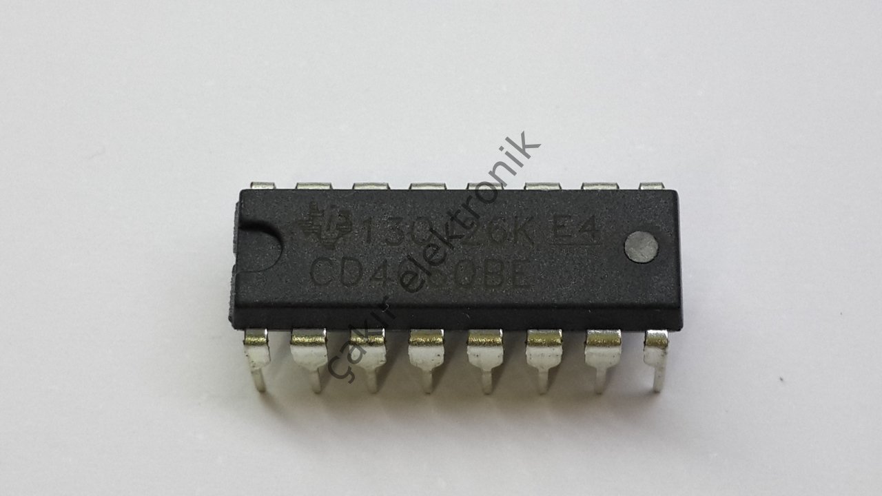 CD4060 - CD4060BE - 4060 - Ripple Carry Binary / Divider, 24 MHz, 1 Gate, 1 Input, 3 V to 18 V, DIP-16