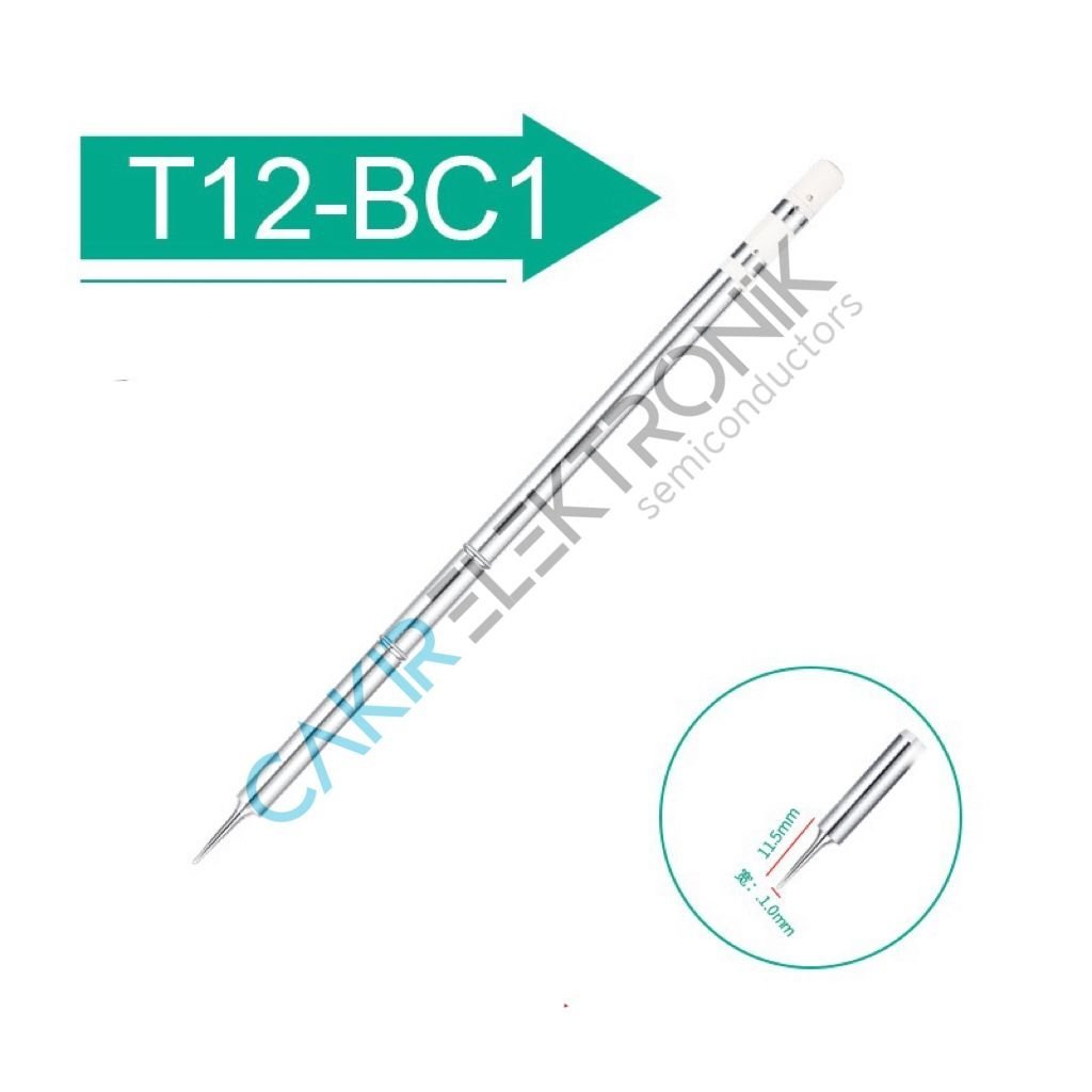 T12-BC1 HAVYA UCU  , T12 SERİSİ HAVYA UCU , T12 SERIES SOLDERING IRON TIP