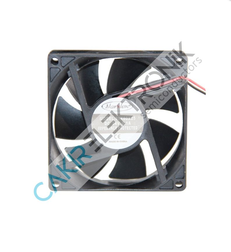 80X80X25MM - 0.10A. 24V DC FAN 2 KABLOLU