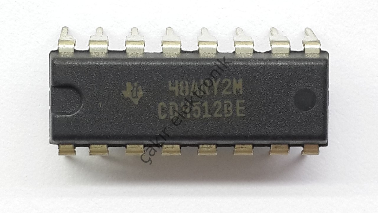 CD4512BE - 4512 - CMOS 8-Channel Data Selector