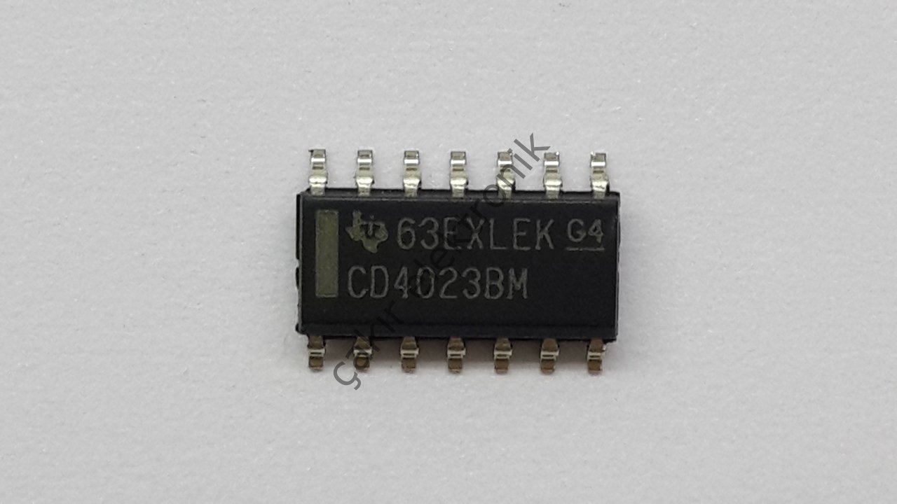 CD4023 - CD4023BM - 4023 - Buffered Triple 3-Input NAND Gate