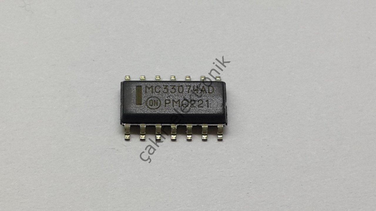 MC33074 - MC33074AD - SOİC 14 - Single Supply 3.0 V to 44 V Operational Amplifiers