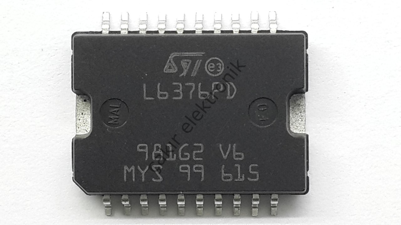 L6376PD, L6376, 35V 0.5A High Side Driver Power Switch SMT PowerSO-20