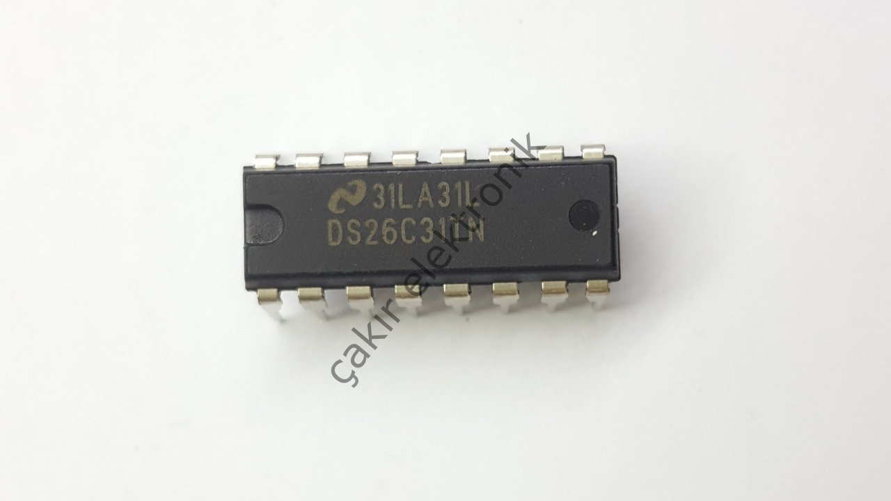 DS26C31TN - DS26C31 - 26C31 - DS26C31TN - DS26C31 - 26C31 - CMOS Quad TRI-STATE® Differential Line Driver