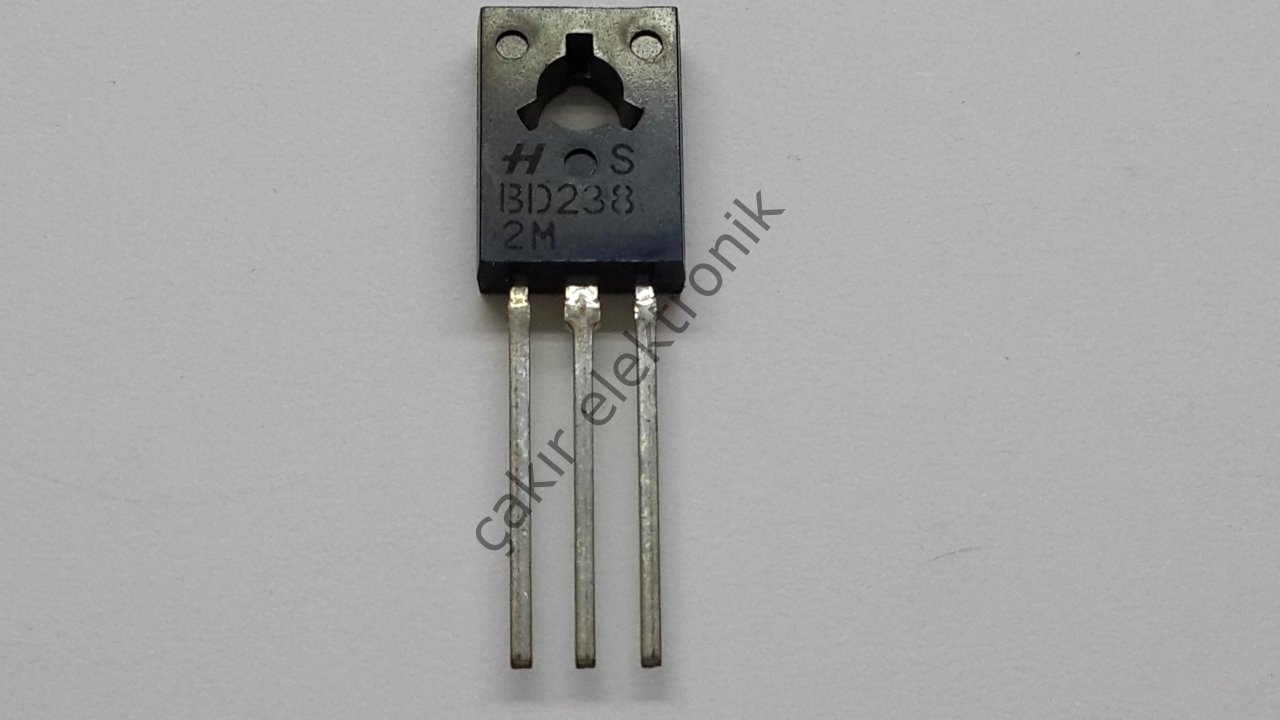 BD238 - 2A. 100V. PNP  power transistor