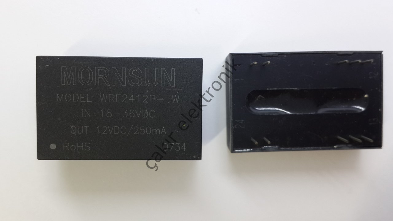 WRF2412P-3W - İNPUT 18-36V. - OUTPUT 12V. 250MA.