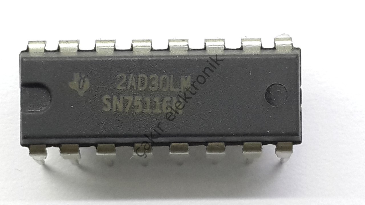 SN75116N - 75116N - DIFFERENTIAL LINE TRANSCEIVERS