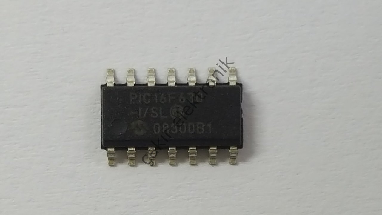 PIC16F630-I/SL - 16F630 - 14-Pin, Flash-Based 8-Bit CMOS Microcontrollers