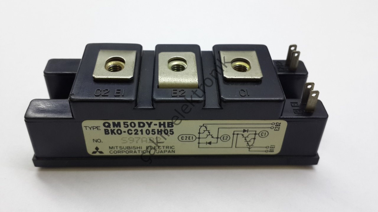 QM50DY-HB , 50A. 600V. MITSUBISHI TRANSISTOR MODULES