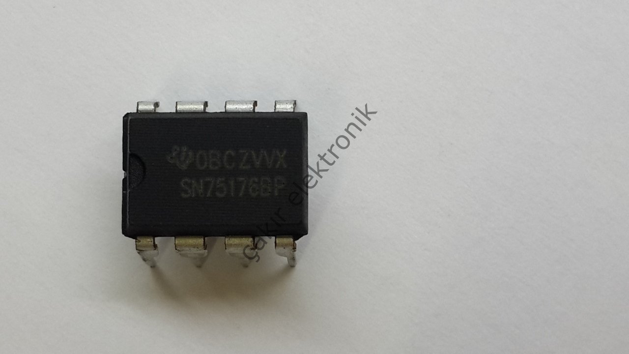 SN75176BP - SN75176 - SN75176N - 75176 -  DIFFERENTIAL BUS TRANSCEIVER DIP-8