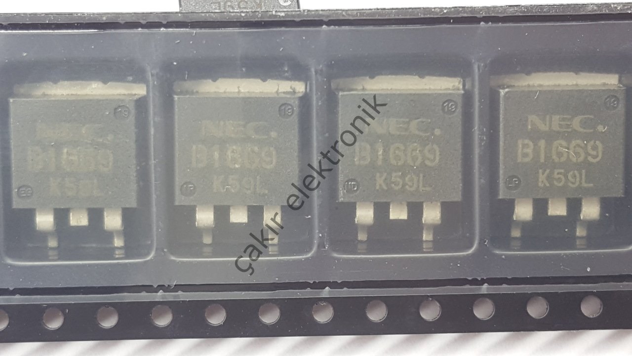 2SB1669 - B1669 -  TO220SMD - 3A. 60V. PNP TRANSİSTÖR