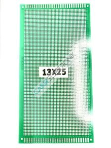 130x250mm PCB 13x25CM ÇİFT YÜZLÜ DELİKLİ PERTİNAKS