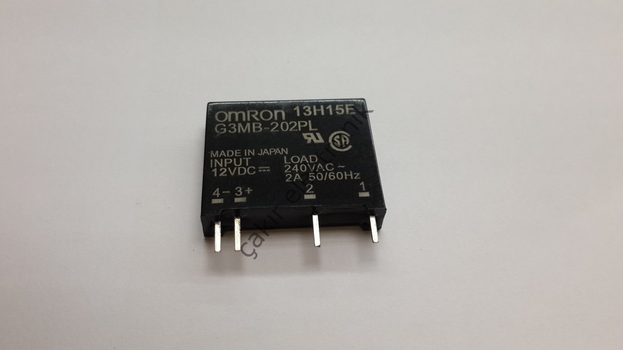 G3MB-202PL , İNPUT 12VDC - OUTPUT 220VAC 2A.