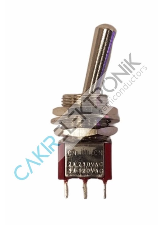 TOGGLE SWITCH ON-OFF 2AMP. 250V ÇAP 12MM IC148E