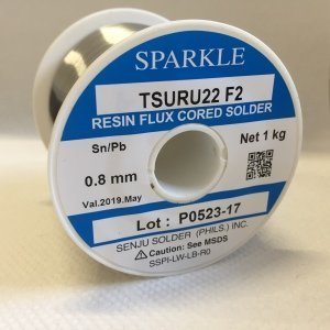 Tsuru22 Senju Kurşunlu Tel Lehim - 0.8mm