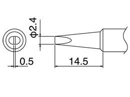 FX-8802 için Hakko B3663 Nozul Takımı