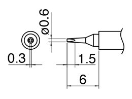 FR-410 FR-301 için Hakko C5046 Nozul Hızlı Değiştirici